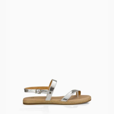 UGG Brylee Metallic Beige Sandals for Women (HIUV17236)